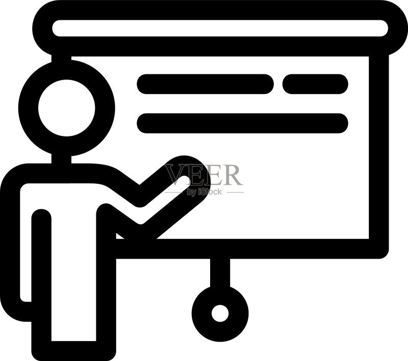 讲座图标或Logo独立标志符号图标素材