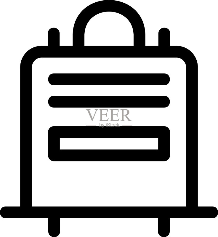 行李图标或Logo独立标志符号图标素材