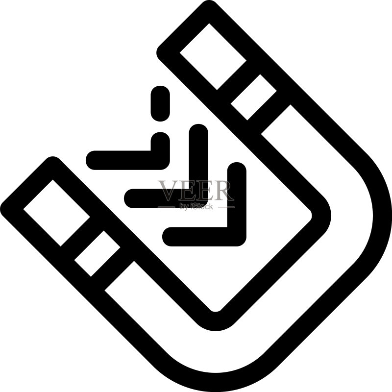 磁铁图标或标志隔离符号图标素材