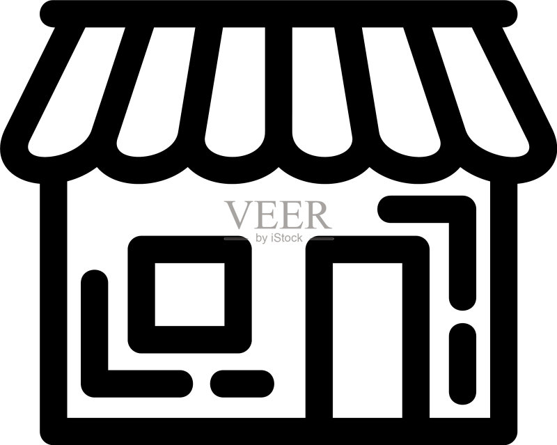 市场图标或标志独立符号图标素材