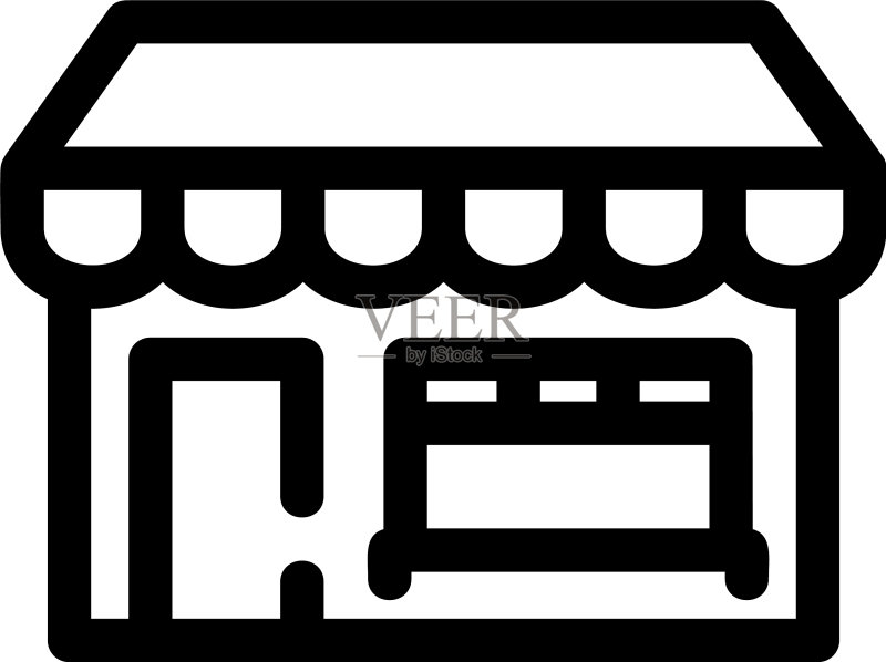 市场图标或标志独立符号图标素材