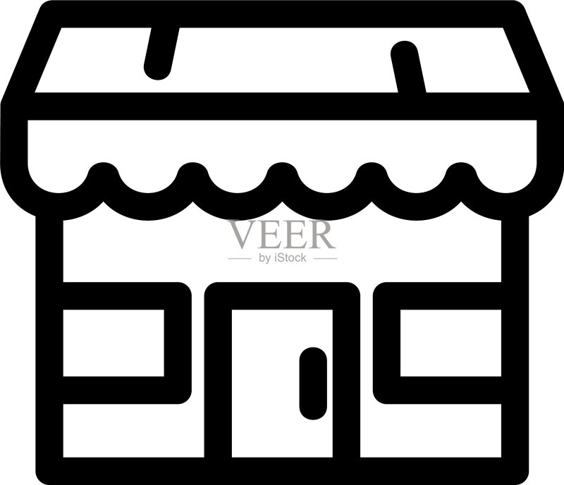 市场图标或标志独立符号图标素材