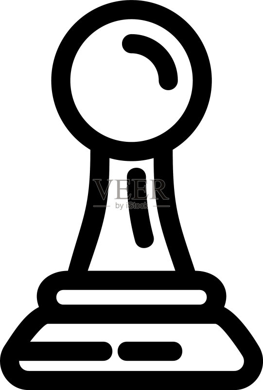 隔离的印章图标或LOGO标志符号图标素材