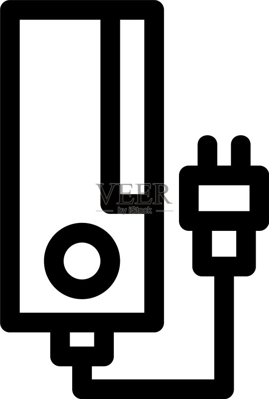 直发器图标或徽标隔离符号图标素材