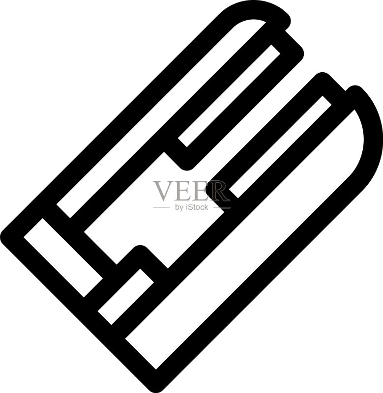 直发器图标或徽标隔离符号图标素材