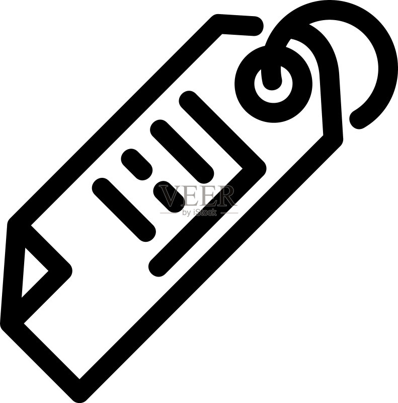 标签图标或徽标孤立符号图标素材