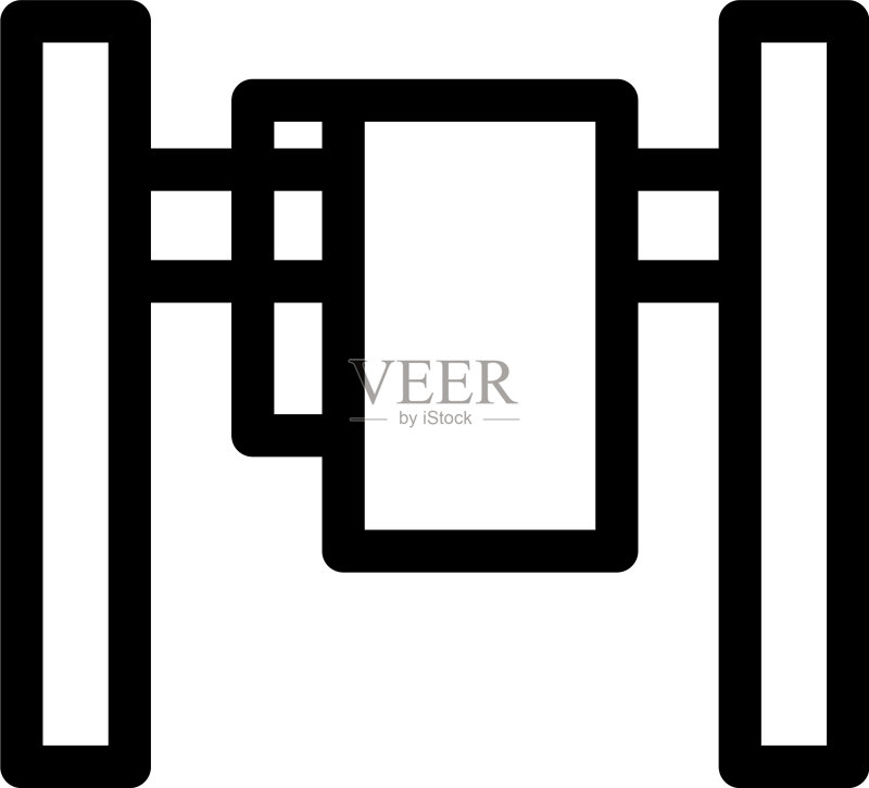 毛巾图标或标志图标素材
