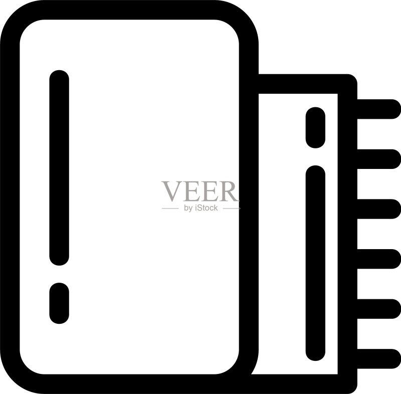 毛巾图标或标志图标素材