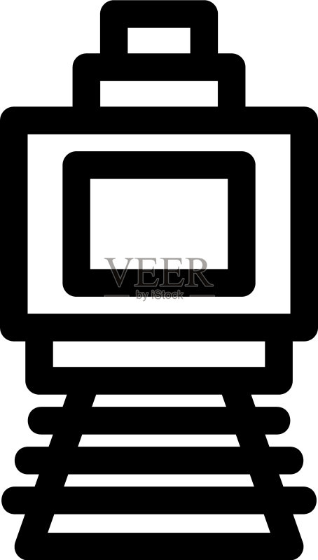 火车图标或Logo标志符号图标素材