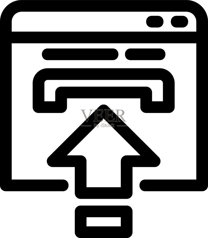 上传图标或标志孤立符号符号图标素材