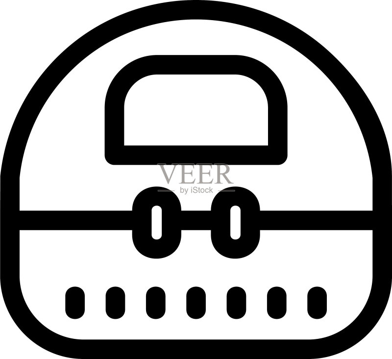 女士包包图标或logo图标素材
