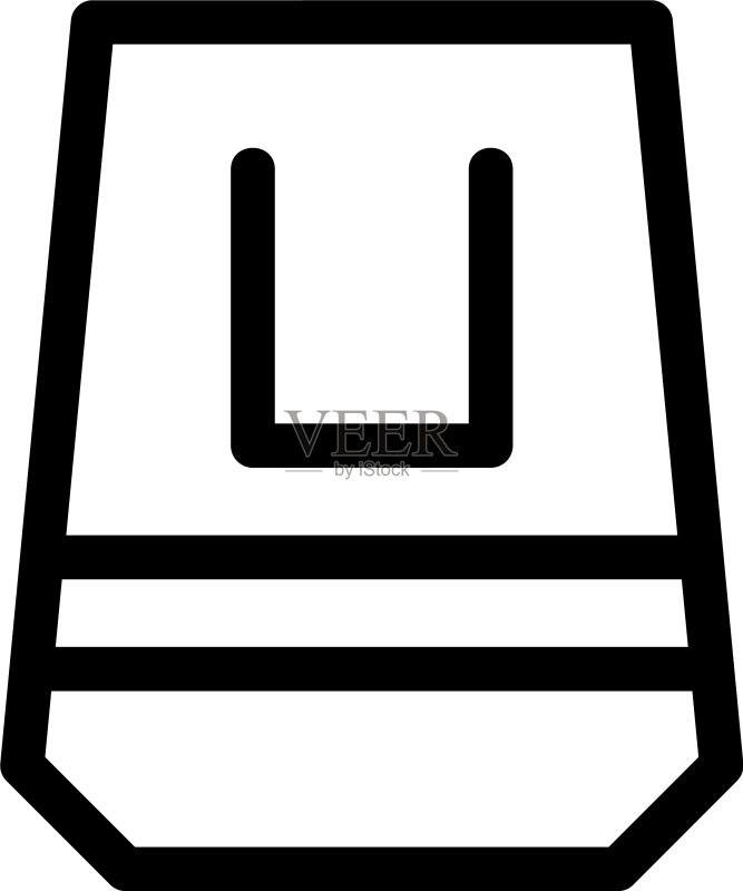 女士包包图标或logo图标素材