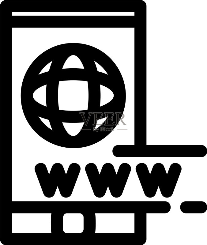www图标或标志独立符号图标素材