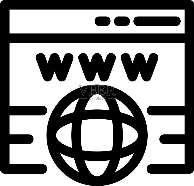 www图标或标志独立符号图标素材