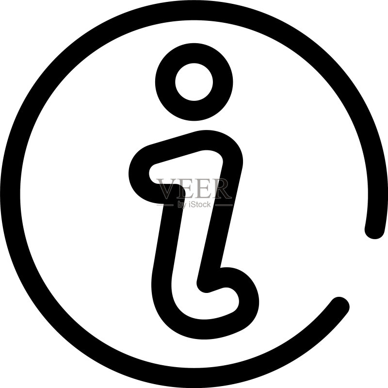 信息图标或独立标志符号图标素材