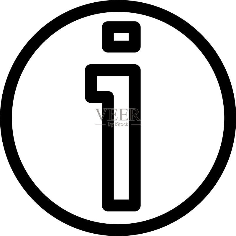 信息图标或独立标志符号图标素材