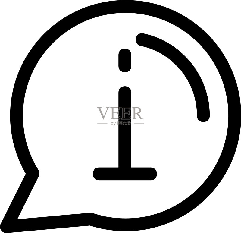 信息图标或独立标志符号图标素材