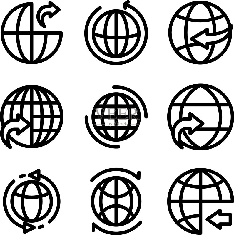 物流图标或logo孤立标志符号图标素材