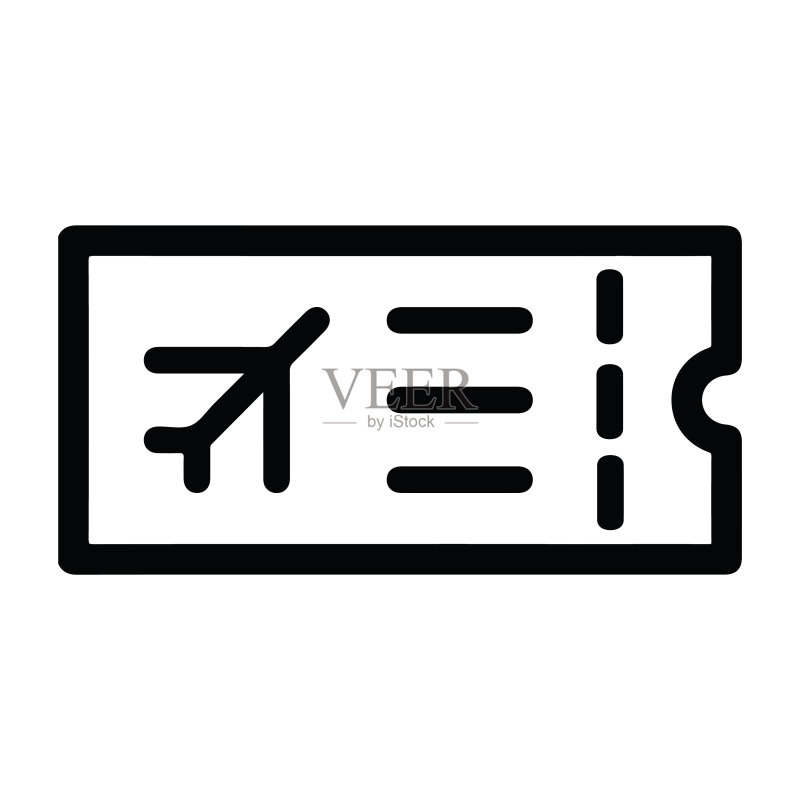 航班、飞机、机票图标图标素材