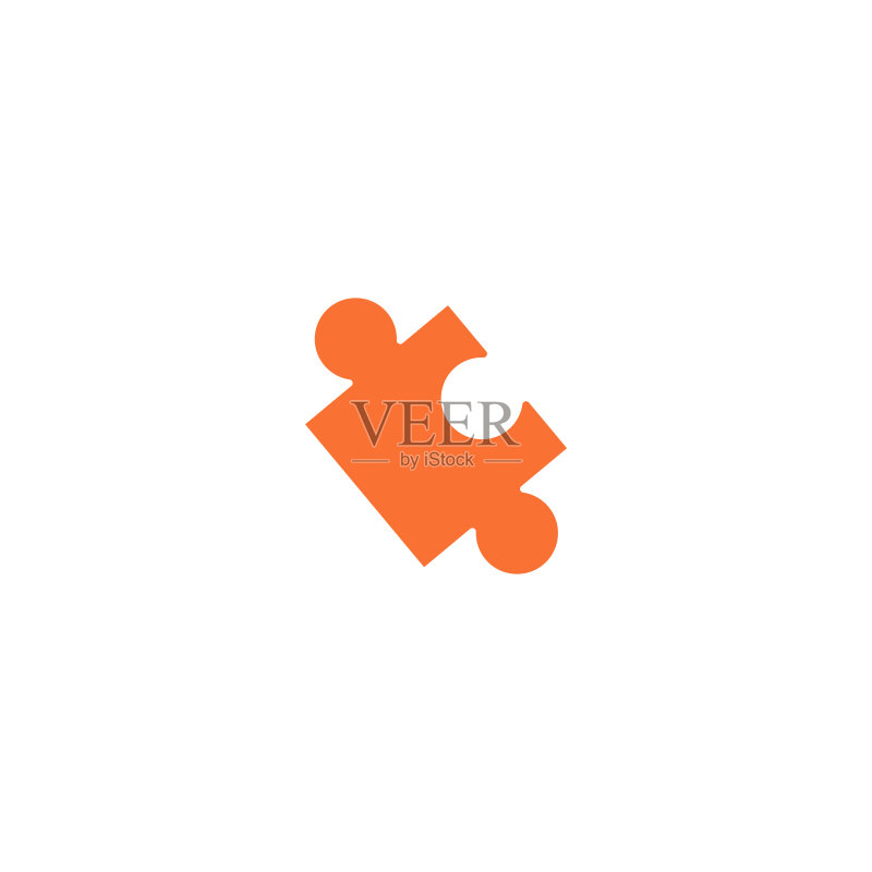 自闭症拼图图标设计模板矢量素材图标素材