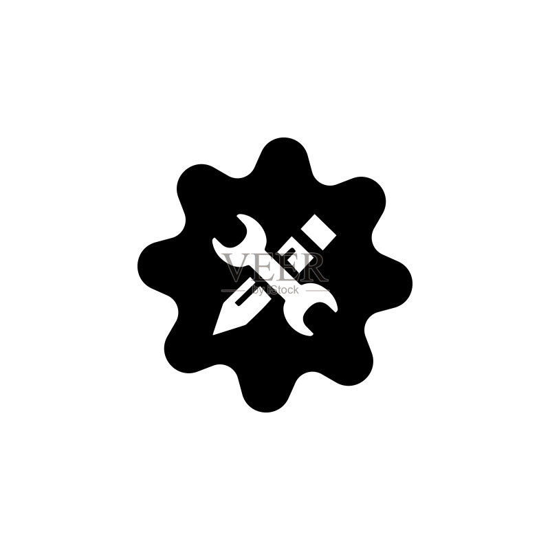 齿轮维护维修图标图标素材
