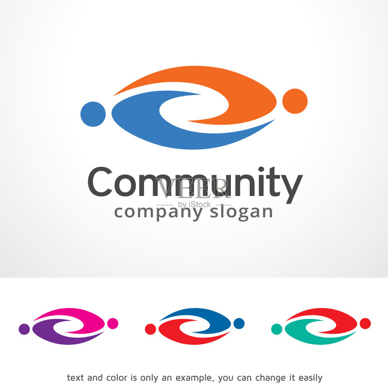 社区logo模板设计图标素材