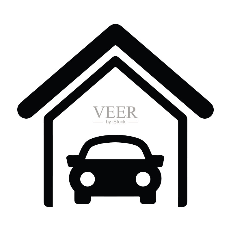 汽车、车库、车辆图标图标素材