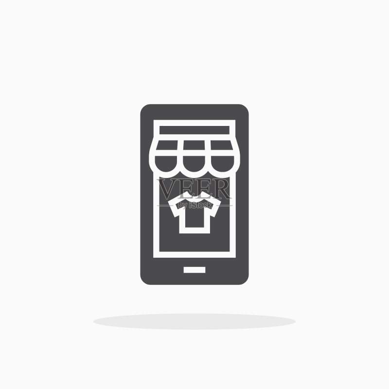 移动购物图标图标素材