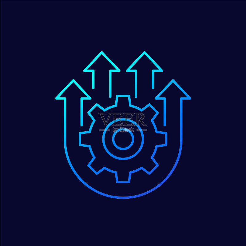 集成优化线条图标图标素材