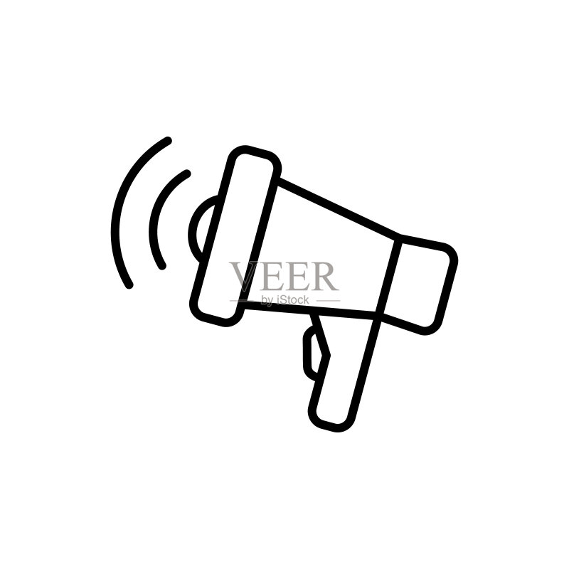 扩音器图标图标素材