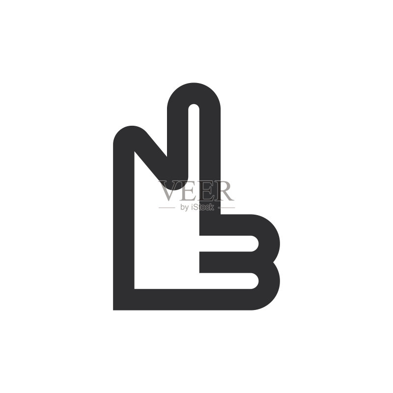 首字母BN或NB Logo设计图标素材