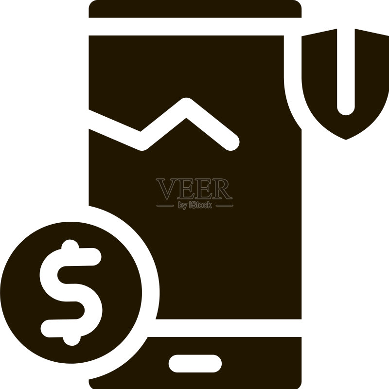 手机屏幕损坏保险图标图标素材