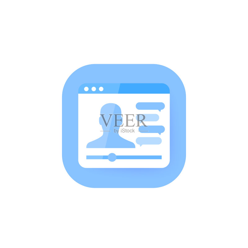 网络研讨会,在线网络研讨会,远程学习矢量图标图标素材