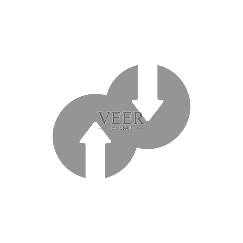 上下箭头交换logo图标素材