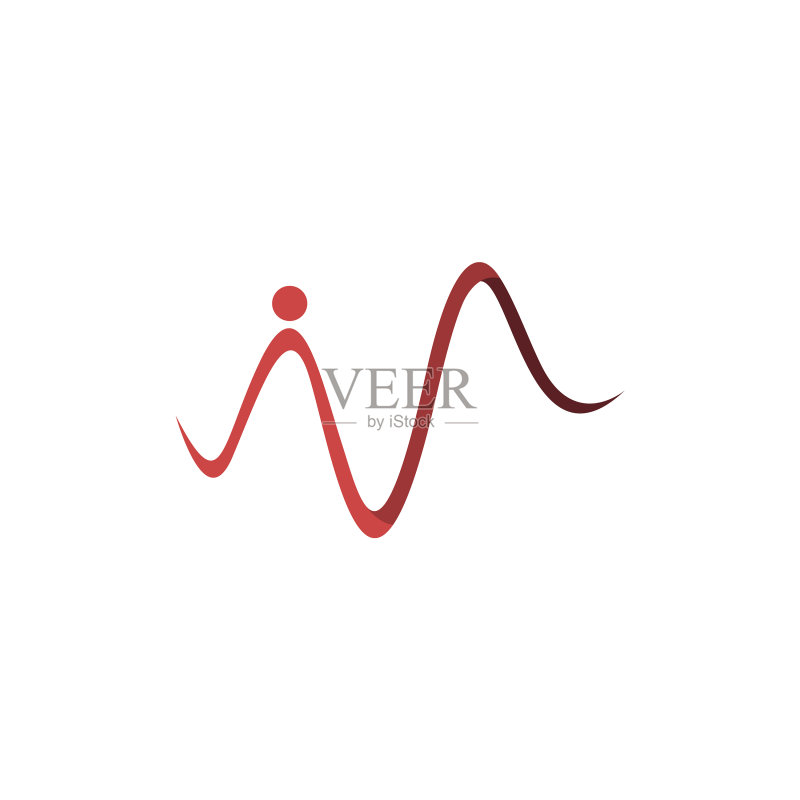 抽象IV字母标志设计图标素材