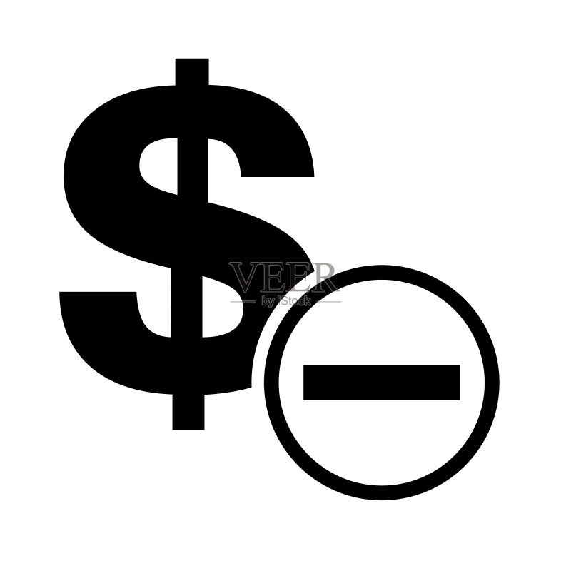 美元符号商业现金储蓄图标图标素材
