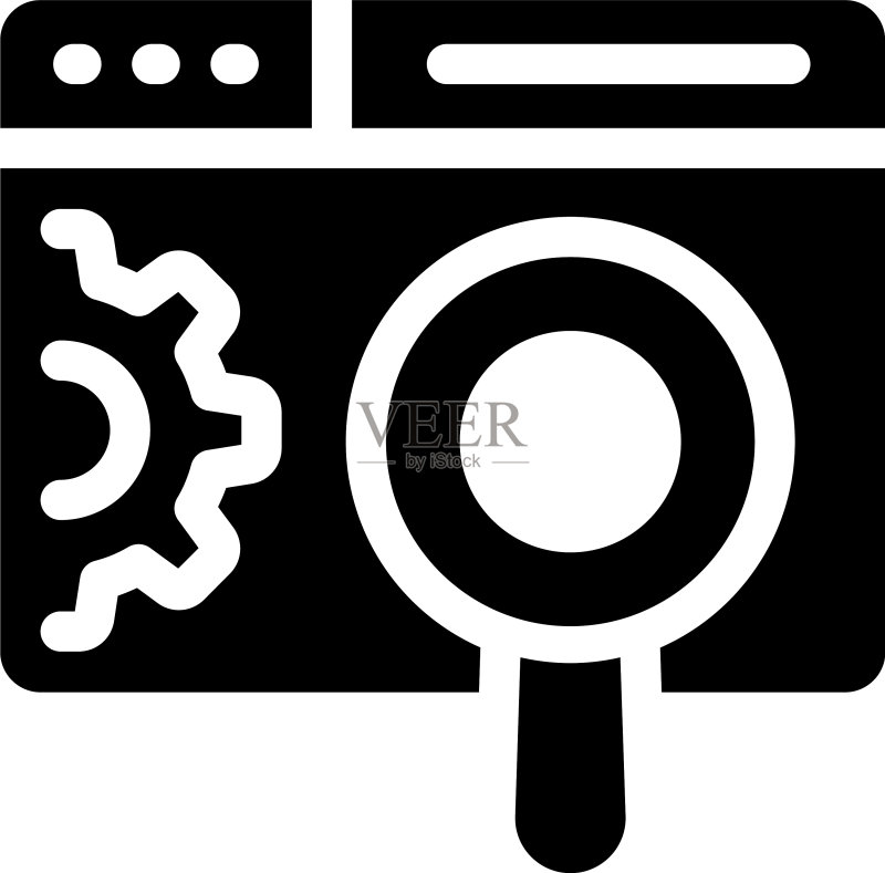 Web搜索优化图标素材