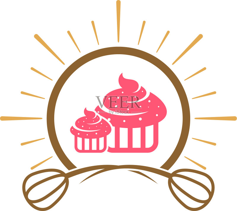 创意面包店logo设计图标素材