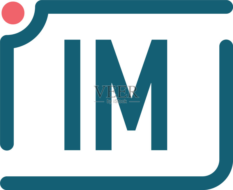 字母IM相机Logo设计模板图标素材