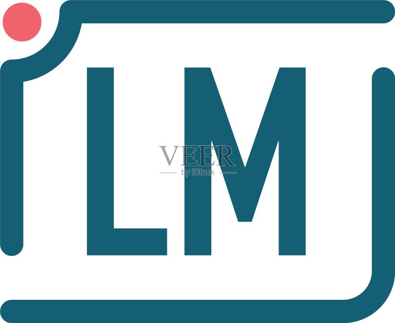 首字母LM相机标志设计模板图标素材