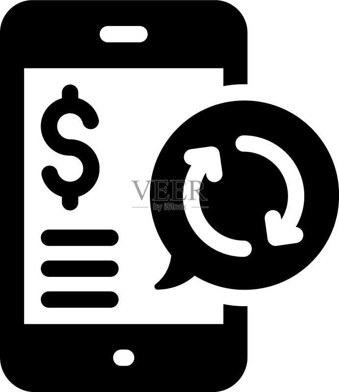 手机支付同步图标素材