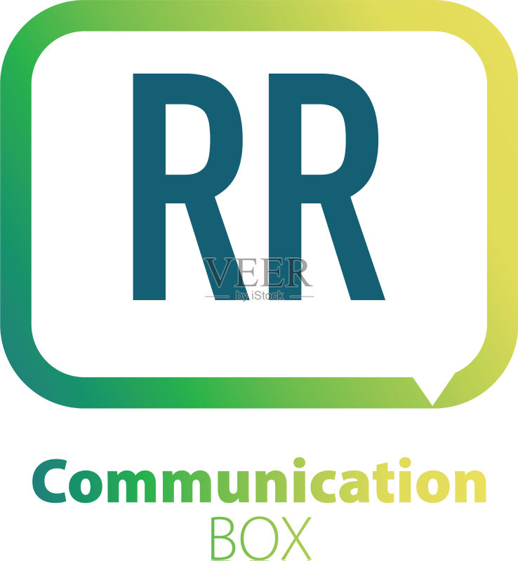 字母RR通信盒子logo设计图标素材