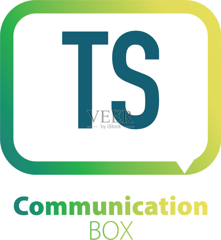 字母TS通信盒子logo设计图标素材