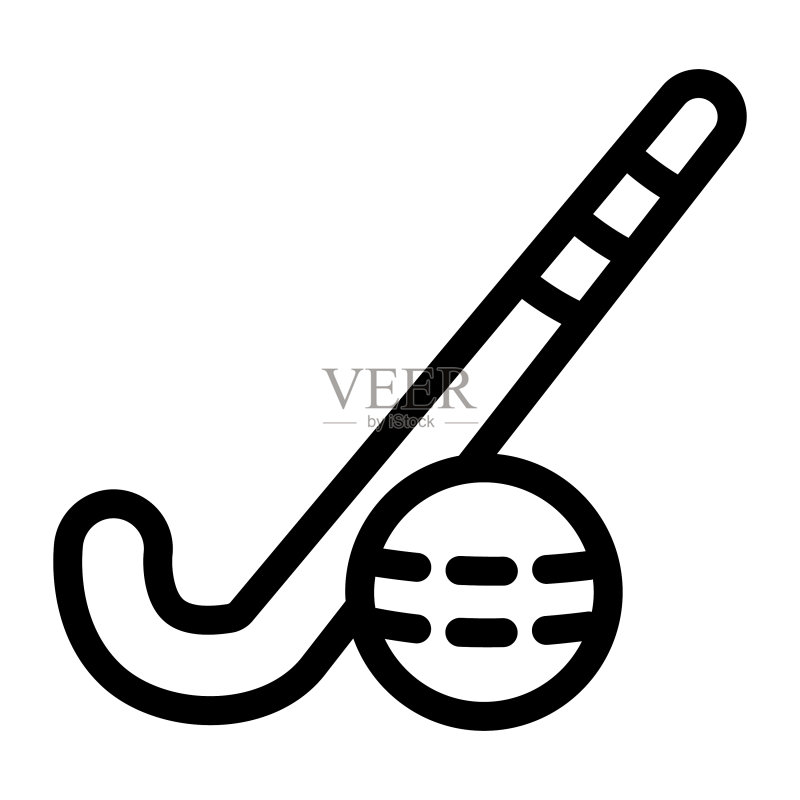 曲棍球图标素材