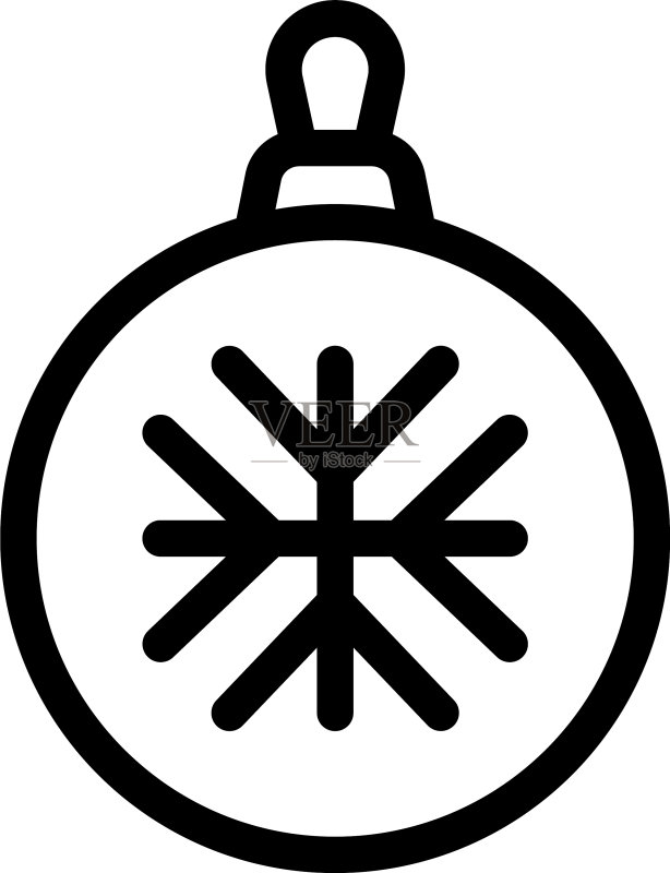 圣诞装饰图标素材