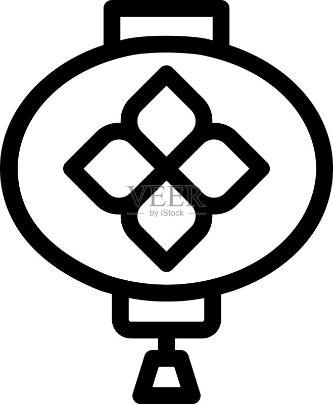 新加坡灯笼图标素材