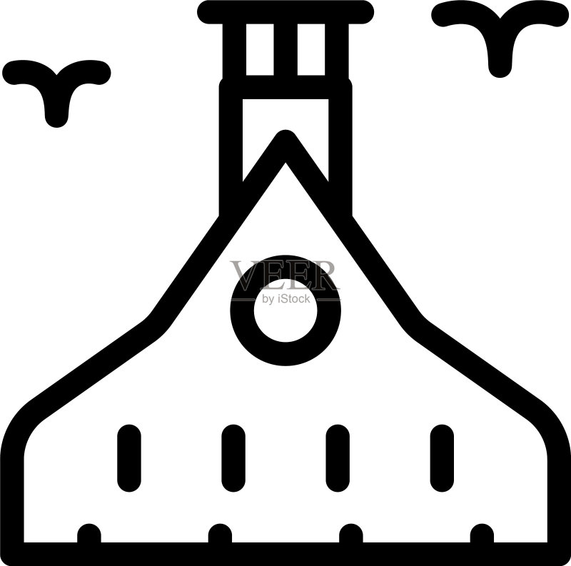 荷兰房屋图标素材