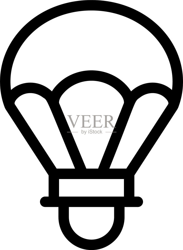 热气球图标素材
