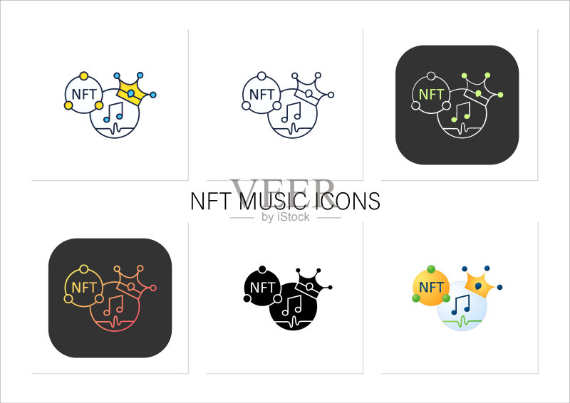 NFT音乐图标合集图标素材