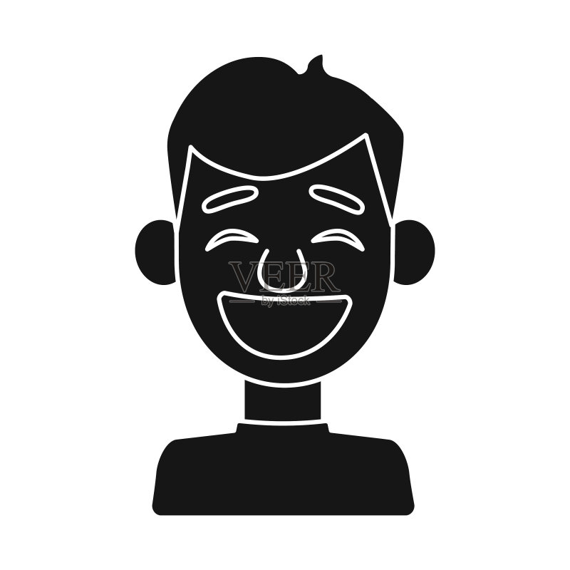 男人和大笑图标图标素材